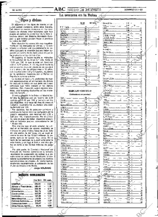 ABC SEVILLA 31-01-1993 página 96