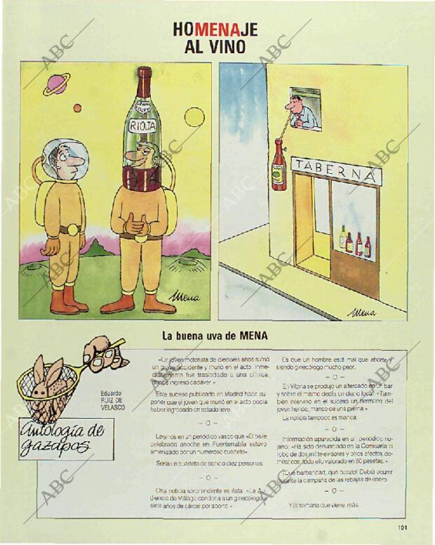 BLANCO Y NEGRO MADRID 31-01-1993 página 101