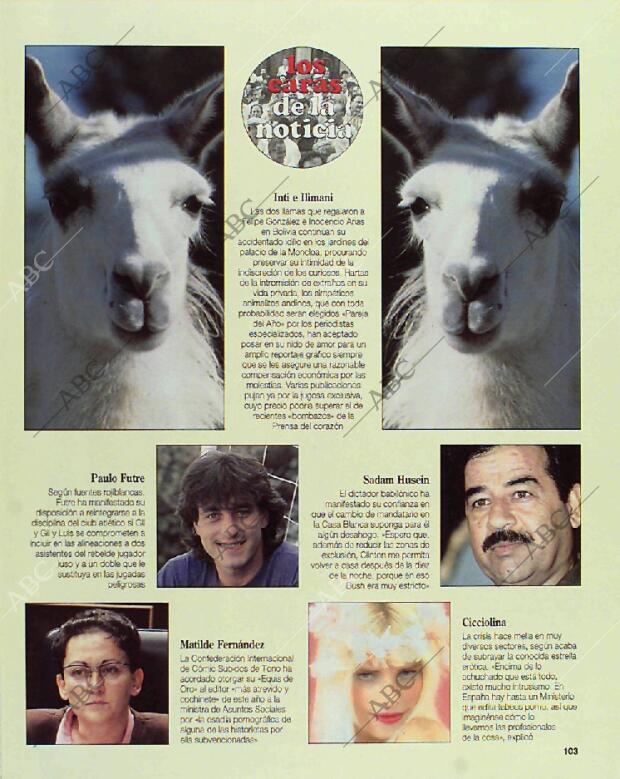 BLANCO Y NEGRO MADRID 31-01-1993 página 103