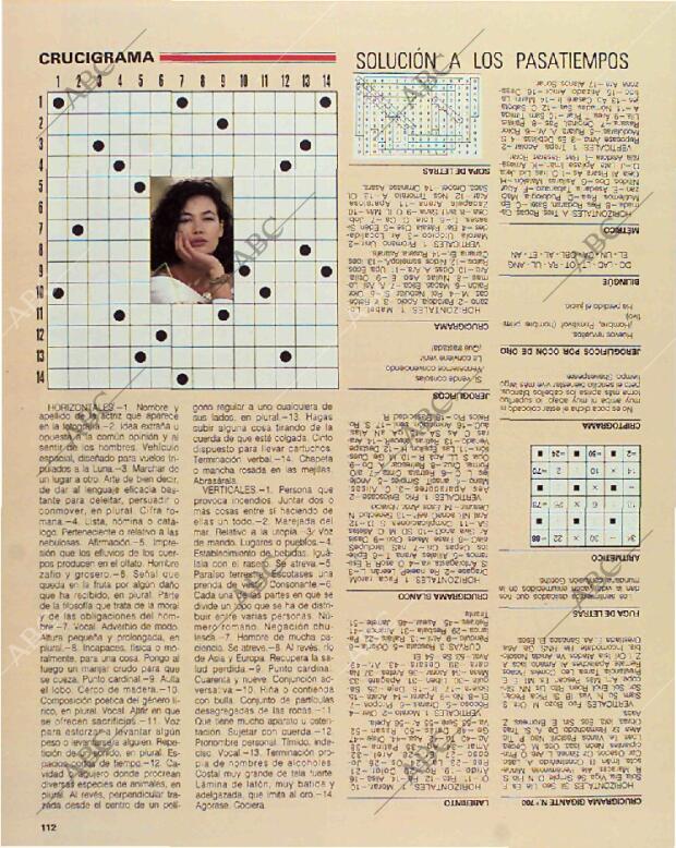 BLANCO Y NEGRO MADRID 31-01-1993 página 112