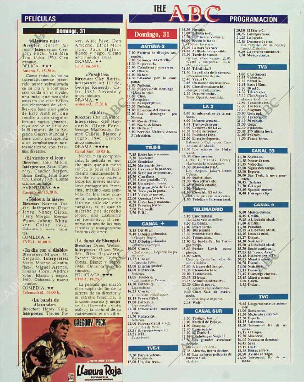 BLANCO Y NEGRO MADRID 31-01-1993 página 116