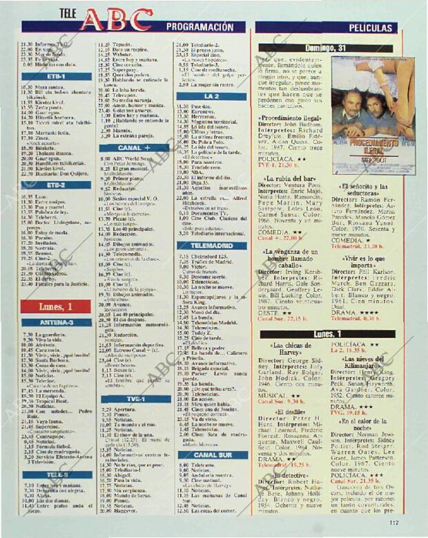 BLANCO Y NEGRO MADRID 31-01-1993 página 117