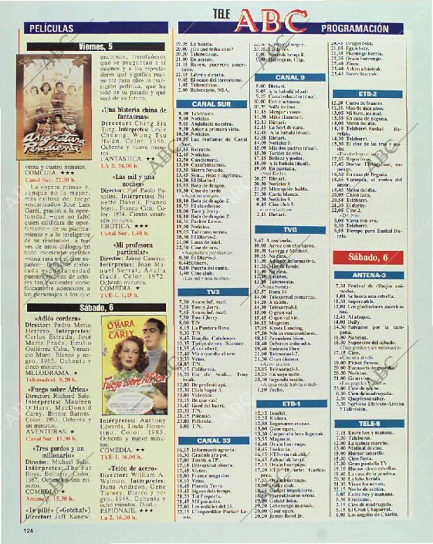 BLANCO Y NEGRO MADRID 31-01-1993 página 124