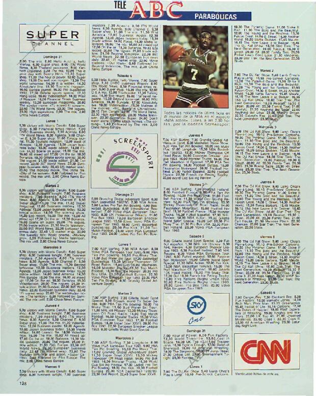 BLANCO Y NEGRO MADRID 31-01-1993 página 128