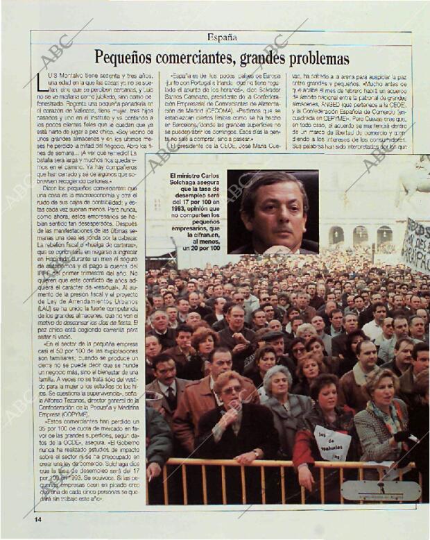 BLANCO Y NEGRO MADRID 31-01-1993 página 14