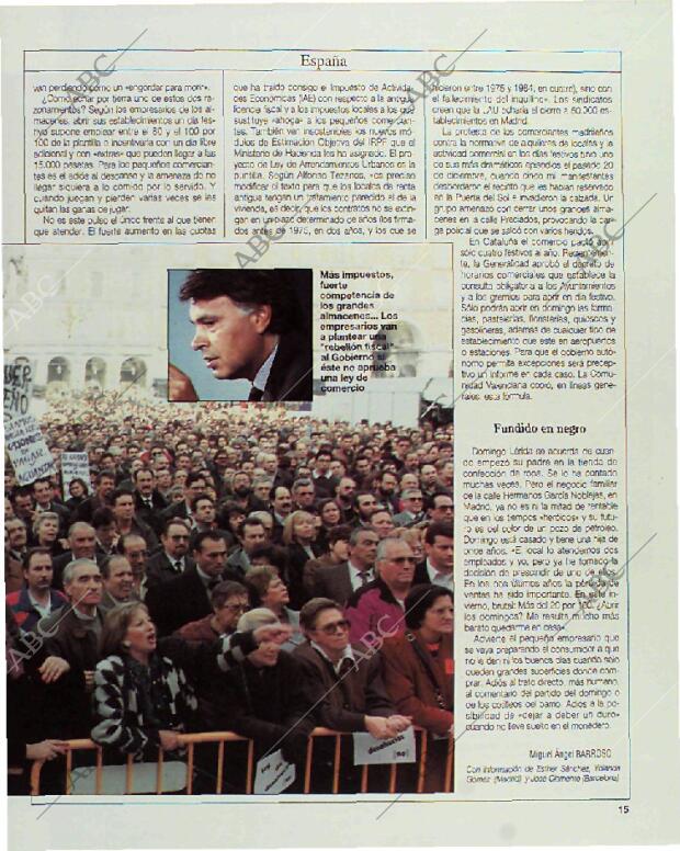BLANCO Y NEGRO MADRID 31-01-1993 página 15