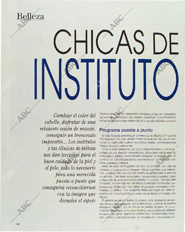 BLANCO Y NEGRO MADRID 31-01-1993 página 82