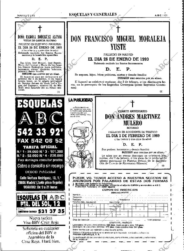 ABC MADRID 02-02-1993 página 101