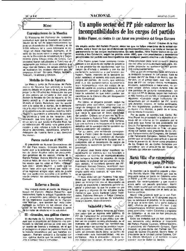 ABC MADRID 02-02-1993 página 26