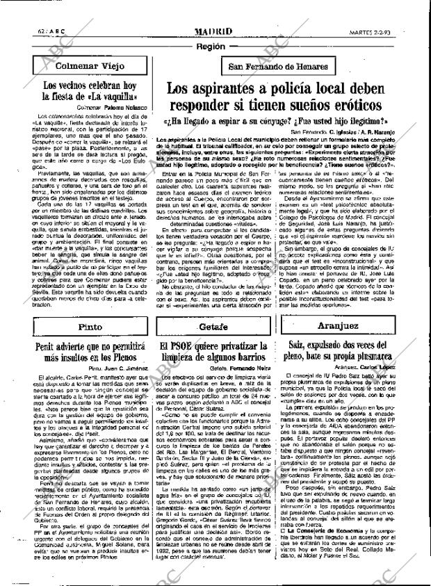 ABC MADRID 02-02-1993 página 62