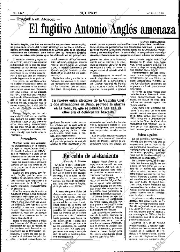 ABC MADRID 02-02-1993 página 80