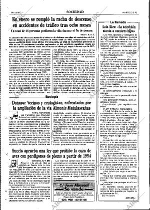 ABC MADRID 02-02-1993 página 84