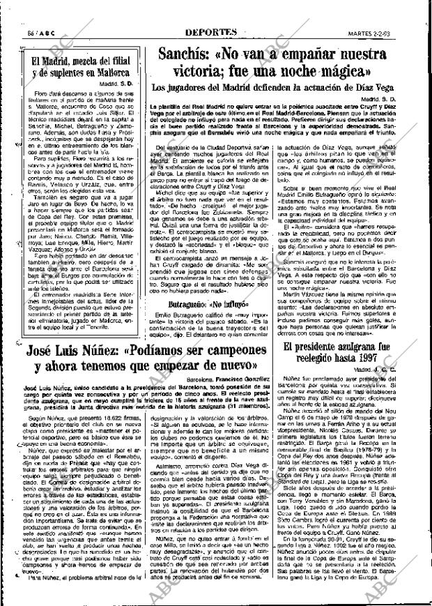 ABC MADRID 02-02-1993 página 86