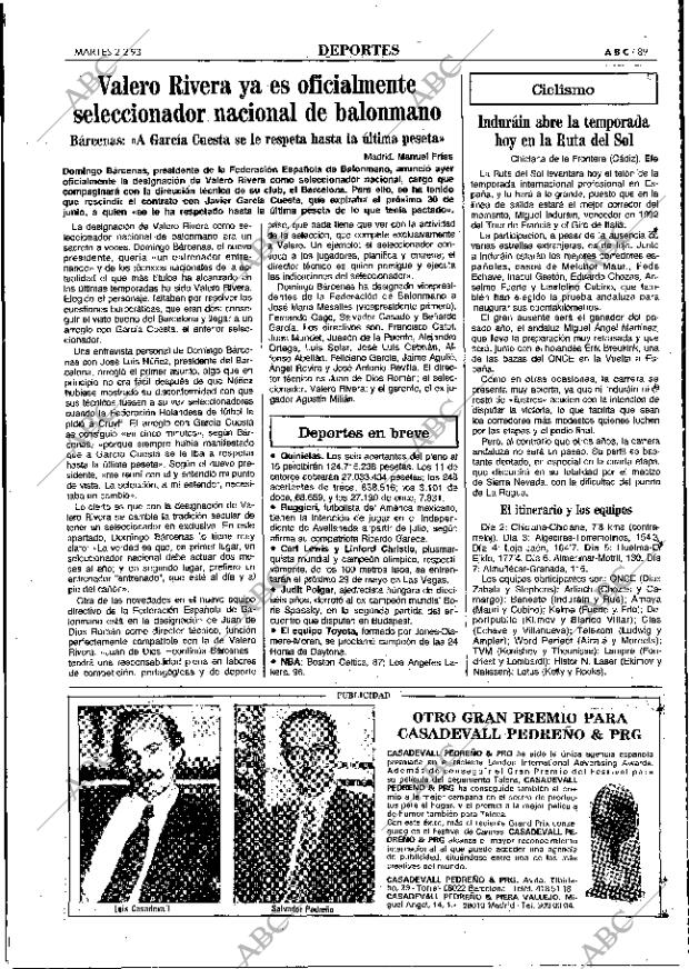 ABC MADRID 02-02-1993 página 89