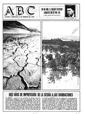 ABC MADRID 03-02-1993 página 1
