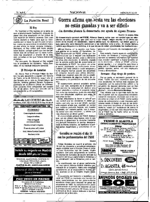 ABC MADRID 03-02-1993 página 28