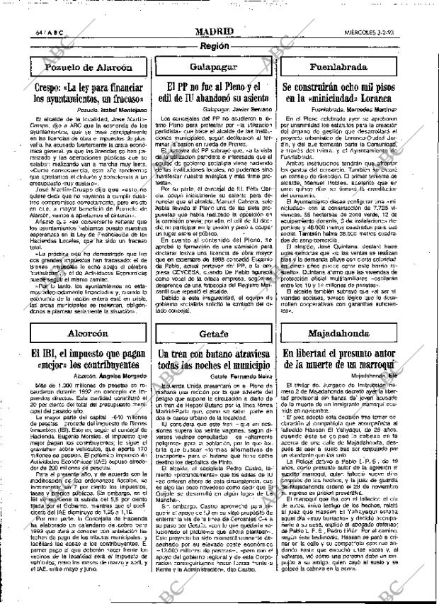 ABC MADRID 03-02-1993 página 64