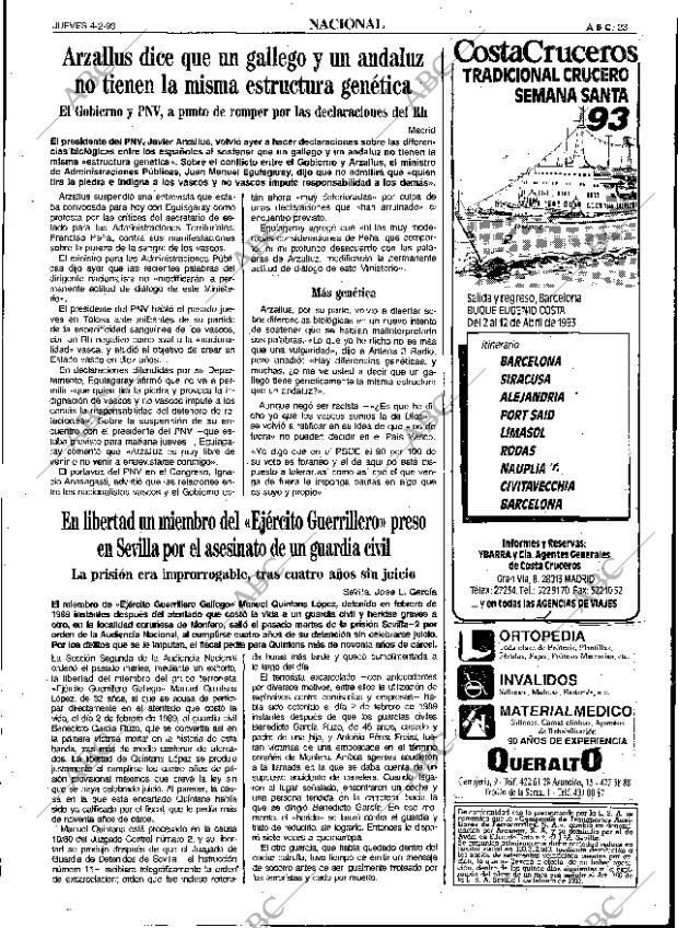 ABC SEVILLA 04-02-1993 página 23