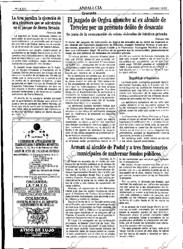 ABC SEVILLA 04-02-1993 página 40