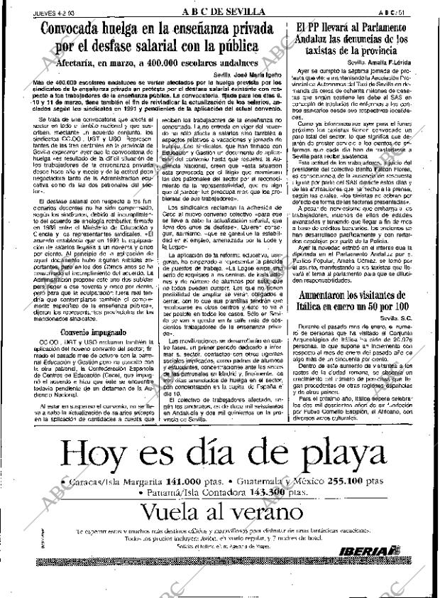 ABC SEVILLA 04-02-1993 página 51