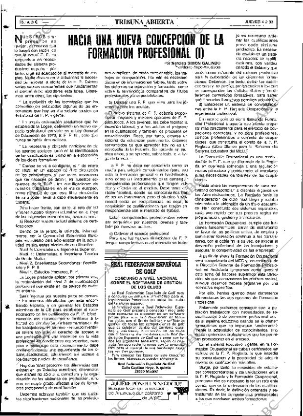 ABC SEVILLA 04-02-1993 página 76