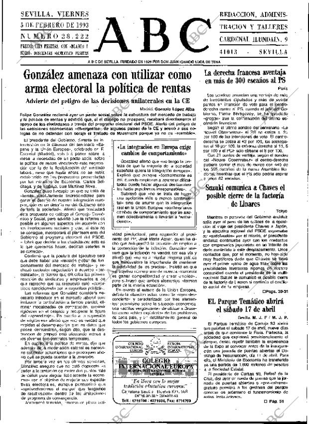ABC SEVILLA 05-02-1993 página 15
