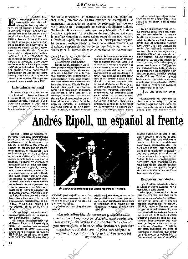 CULTURAL MADRID 05-02-1993 página 54
