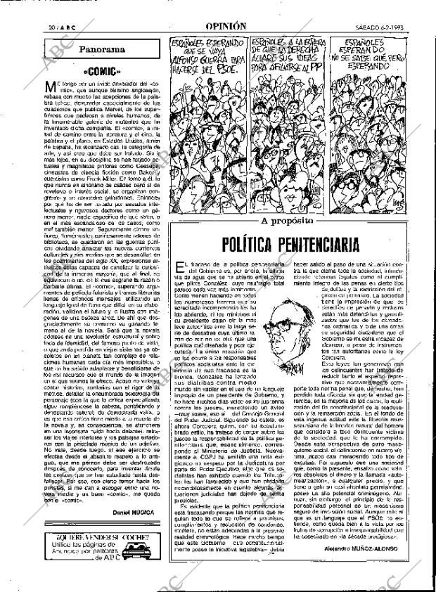 ABC MADRID 06-02-1993 página 20