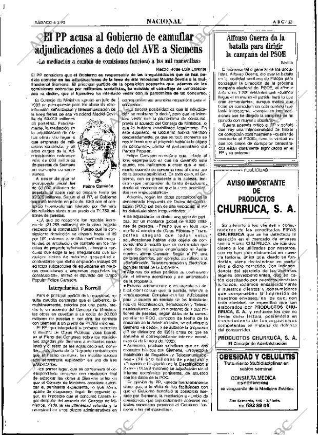 ABC MADRID 06-02-1993 página 33