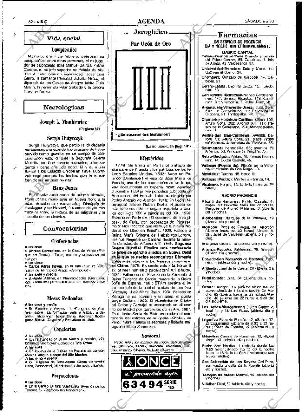 ABC MADRID 06-02-1993 página 62