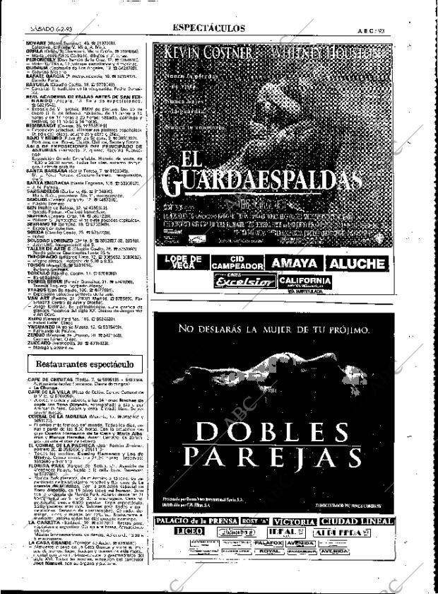 ABC MADRID 06-02-1993 página 93