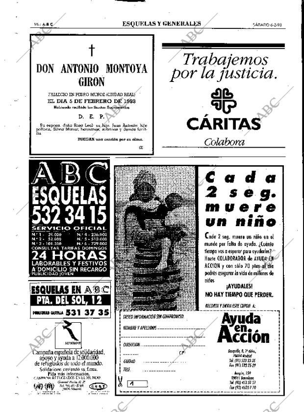 ABC MADRID 06-02-1993 página 96
