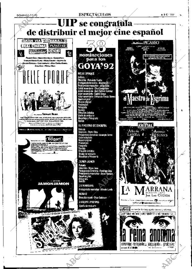 ABC MADRID 07-02-1993 página 109