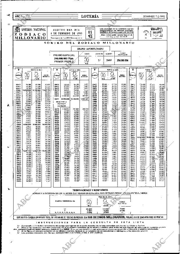 ABC MADRID 07-02-1993 página 112