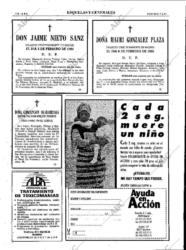 ABC MADRID 07-02-1993 página 118