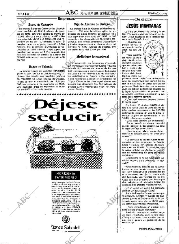 ABC MADRID 07-02-1993 página 62