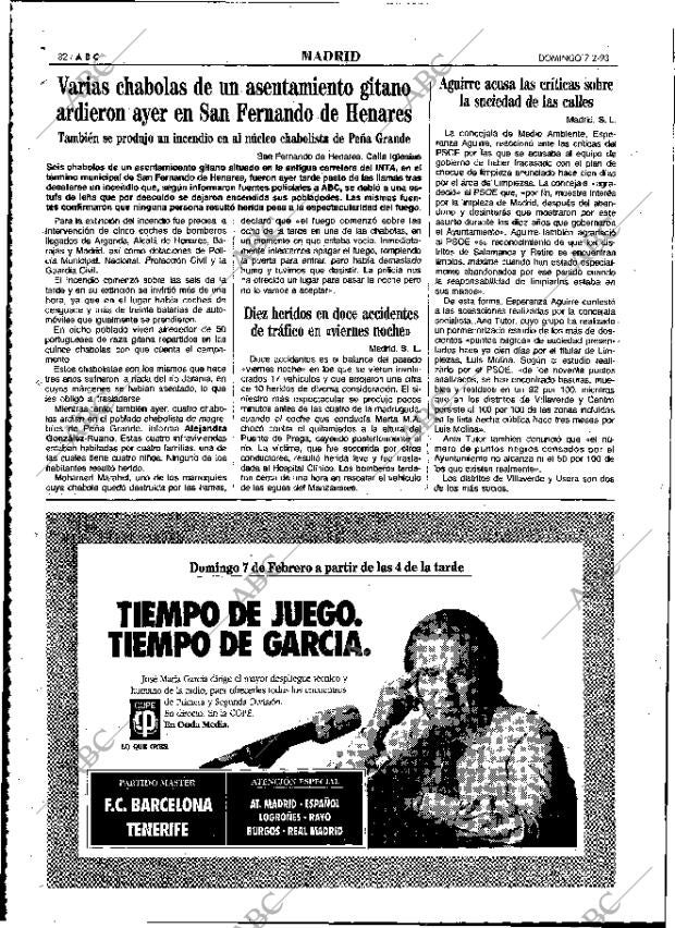 ABC MADRID 07-02-1993 página 82