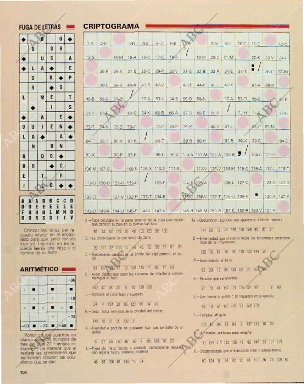 BLANCO Y NEGRO MADRID 07-02-1993 página 108