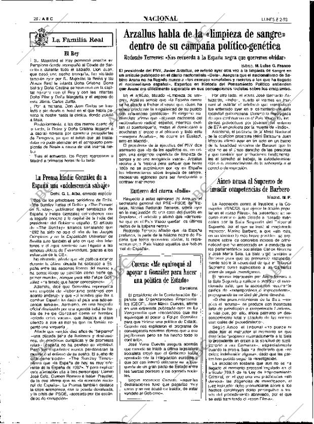 ABC MADRID 08-02-1993 página 28