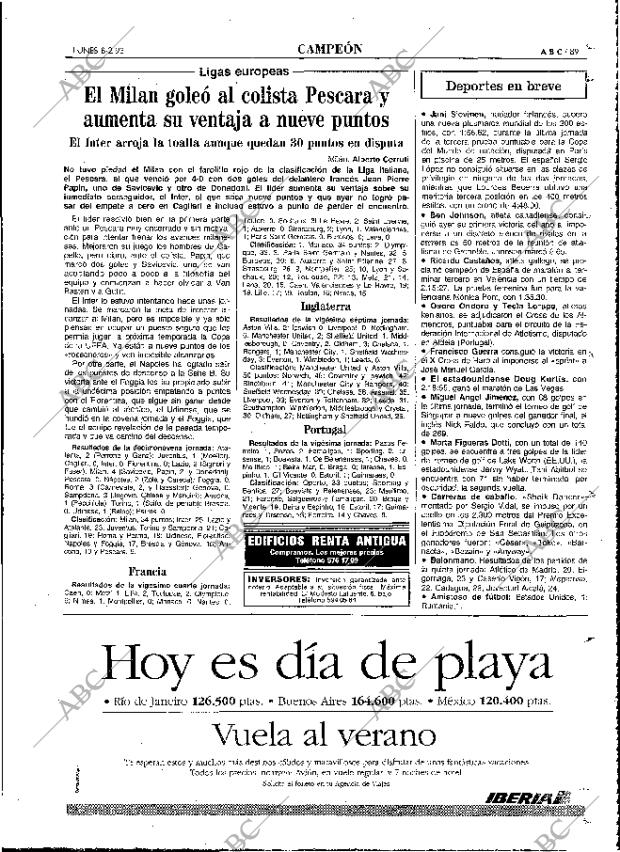 ABC MADRID 08-02-1993 página 89