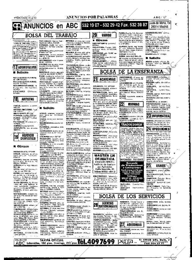 ABC MADRID 10-02-1993 página 107