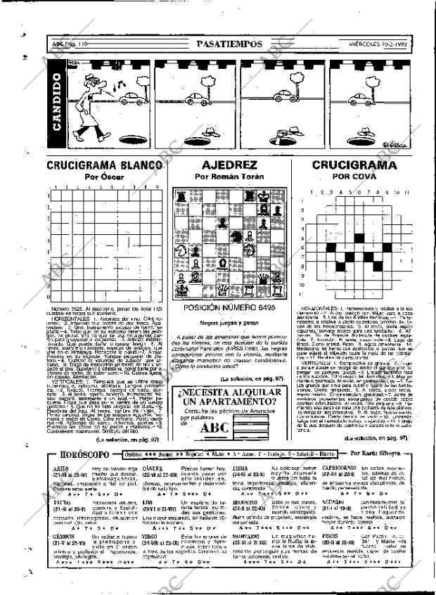 ABC MADRID 10-02-1993 página 110