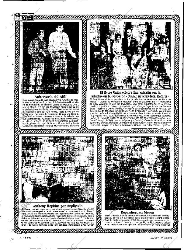 ABC MADRID 10-02-1993 página 112