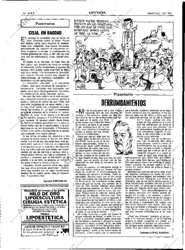ABC MADRID 10-02-1993 página 20