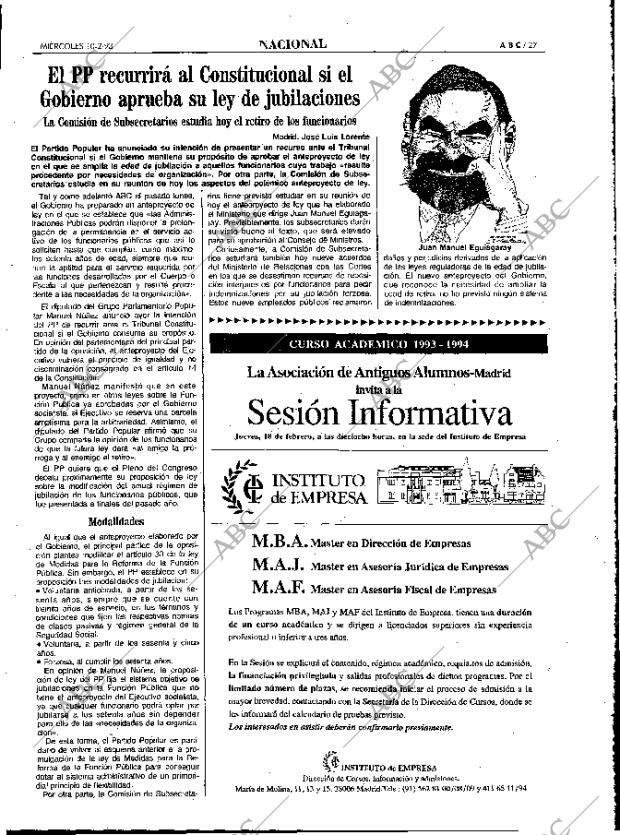 ABC MADRID 10-02-1993 página 27