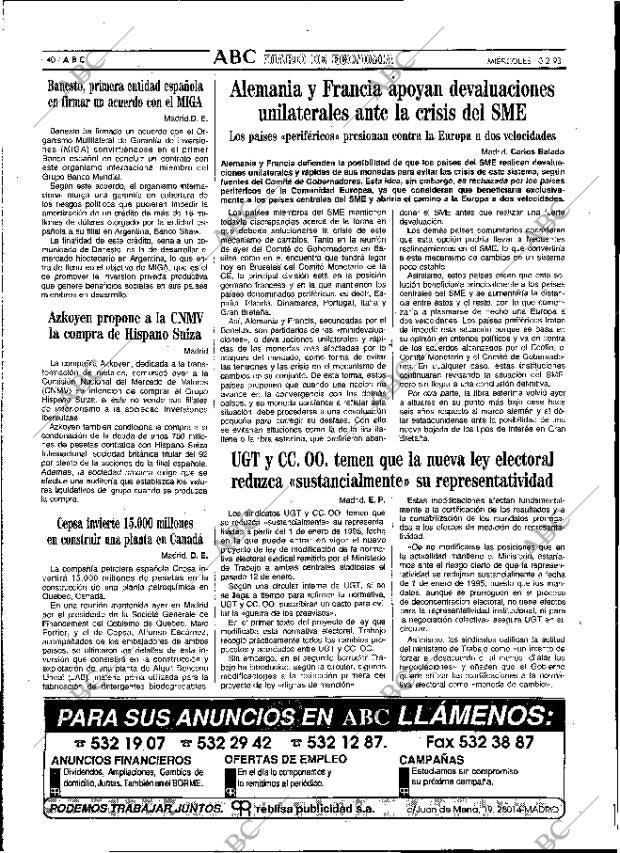ABC MADRID 10-02-1993 página 40