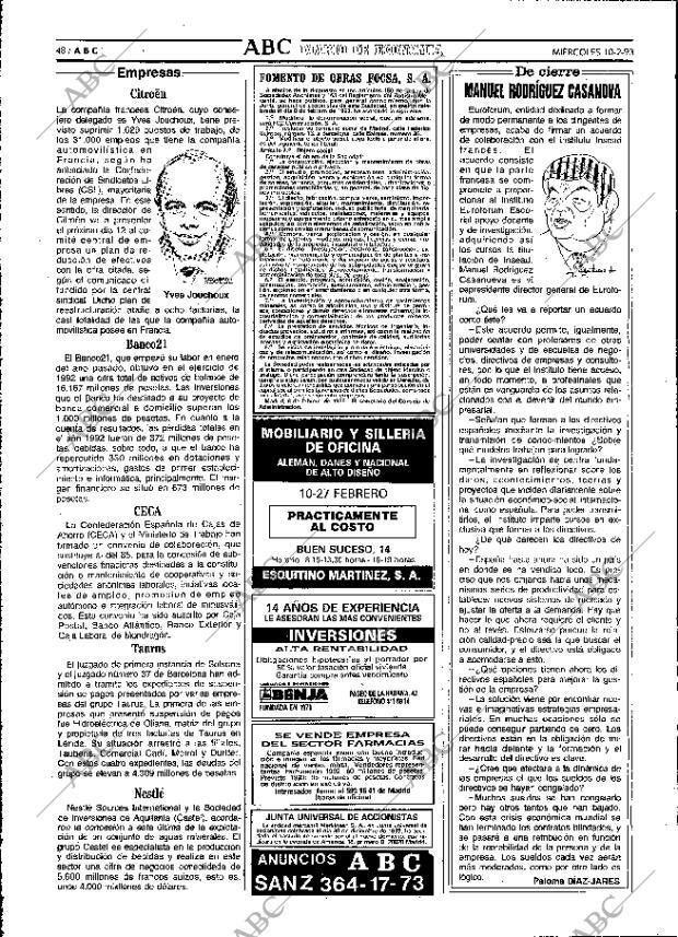 ABC MADRID 10-02-1993 página 48