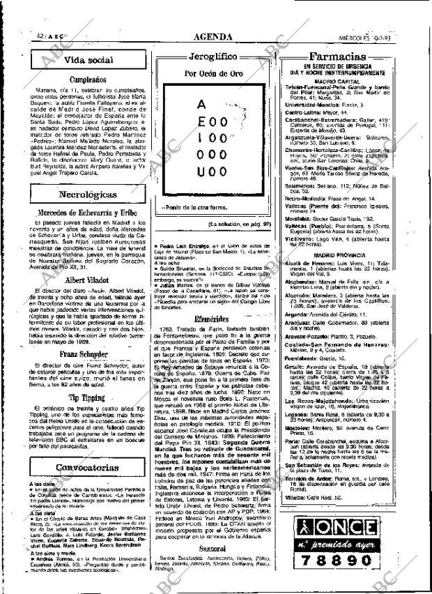 ABC MADRID 10-02-1993 página 62