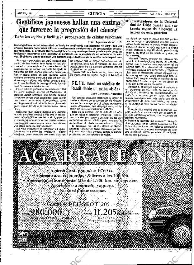 ABC MADRID 10-02-1993 página 68
