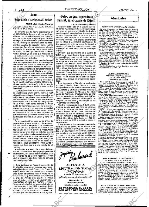 ABC MADRID 10-02-1993 página 84